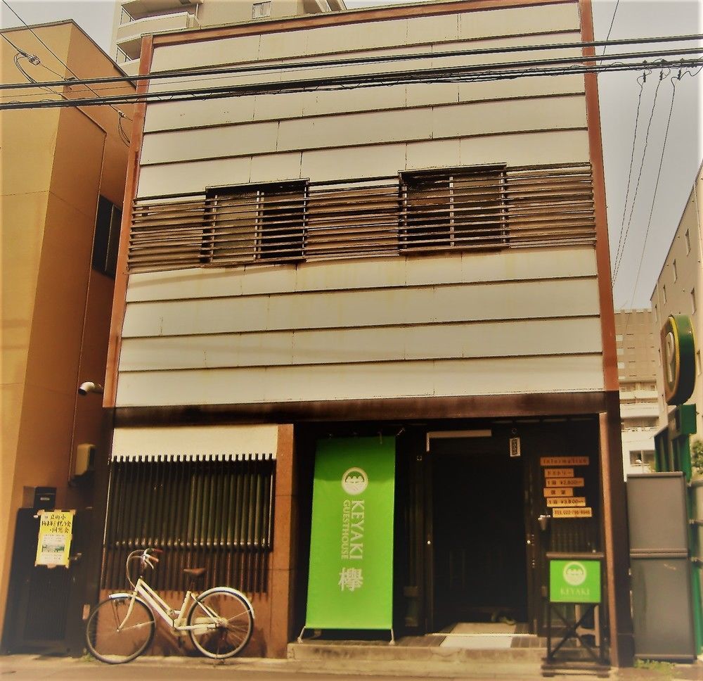 Keyaki Guest House Sendai Bagian luar foto